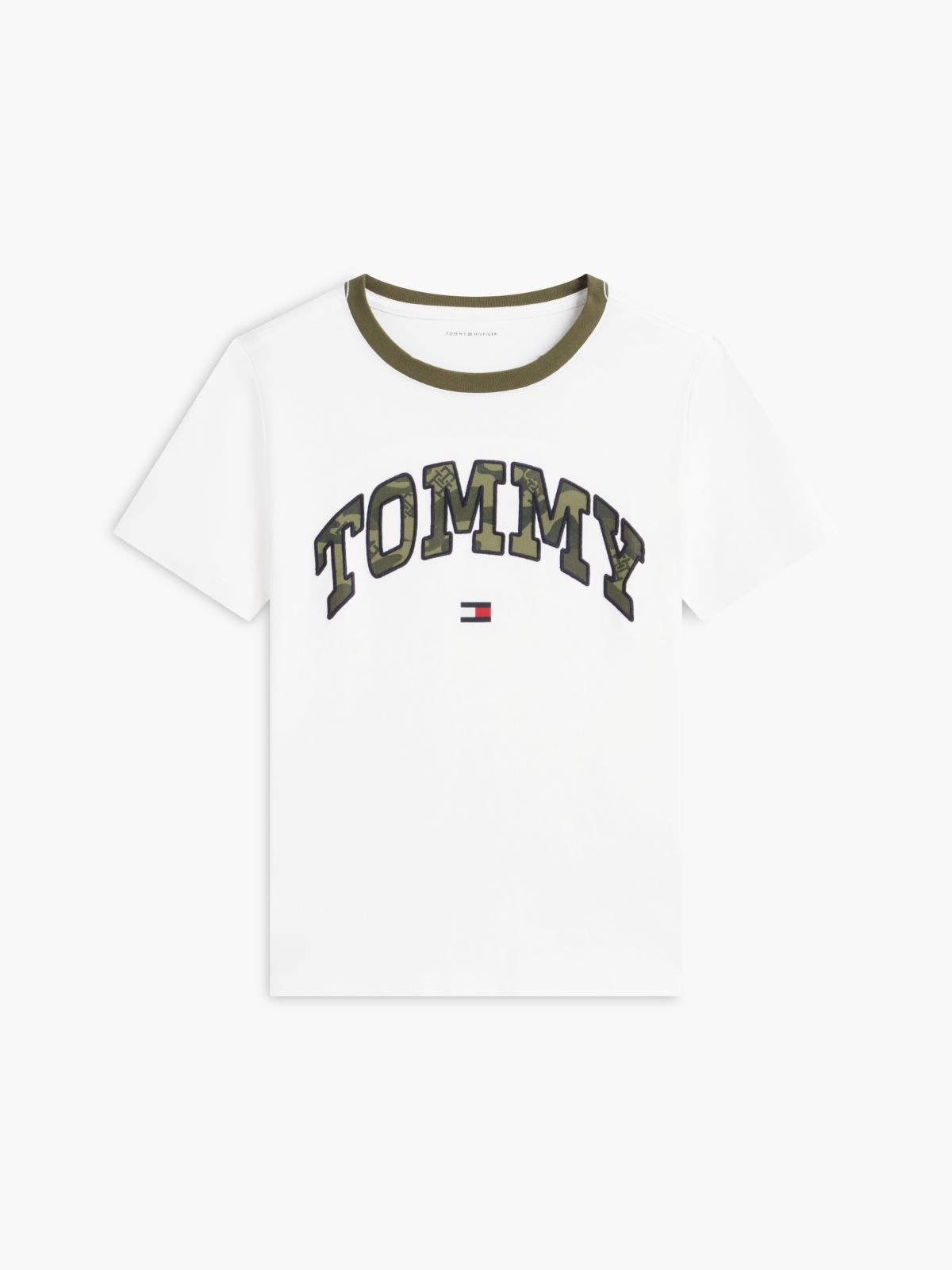 Kids' Varsity Tommy Logo T-Shirt — White