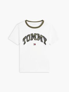 Kids' Varsity Tommy Logo T-Shirt — White 5