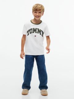 Kids' Varsity Tommy Logo T-Shirt — White 2
