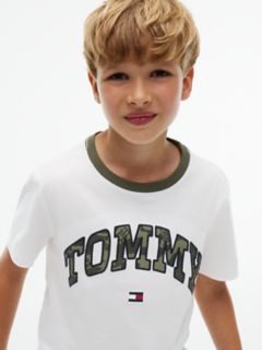 Kids' Varsity Tommy Logo T-Shirt — White 3