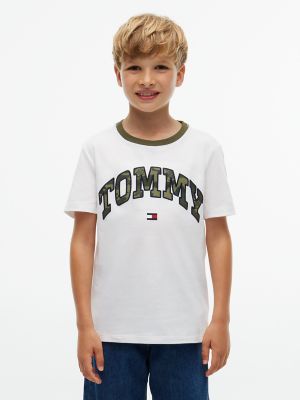 Kids' Varsity Tommy Logo T-Shirt, White
