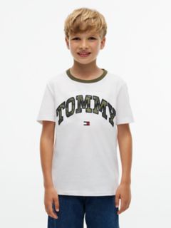 Kids' Varsity Tommy Logo T-Shirt — White 1