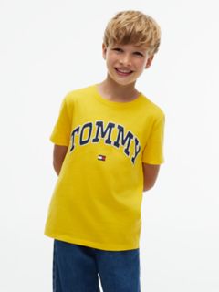 Kids' Varsity Tommy Logo T-Shirt — Primary Yellow 1