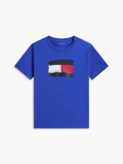 Kids' Paintbrush Flag T-Shirt — Noble Blue 5