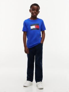 Kids' Paintbrush Flag T-Shirt — Noble Blue 2