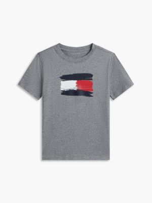 Детские футболки Tommy Hilfiger Kids' Paintbrush Flag T-Shirt — фото 5