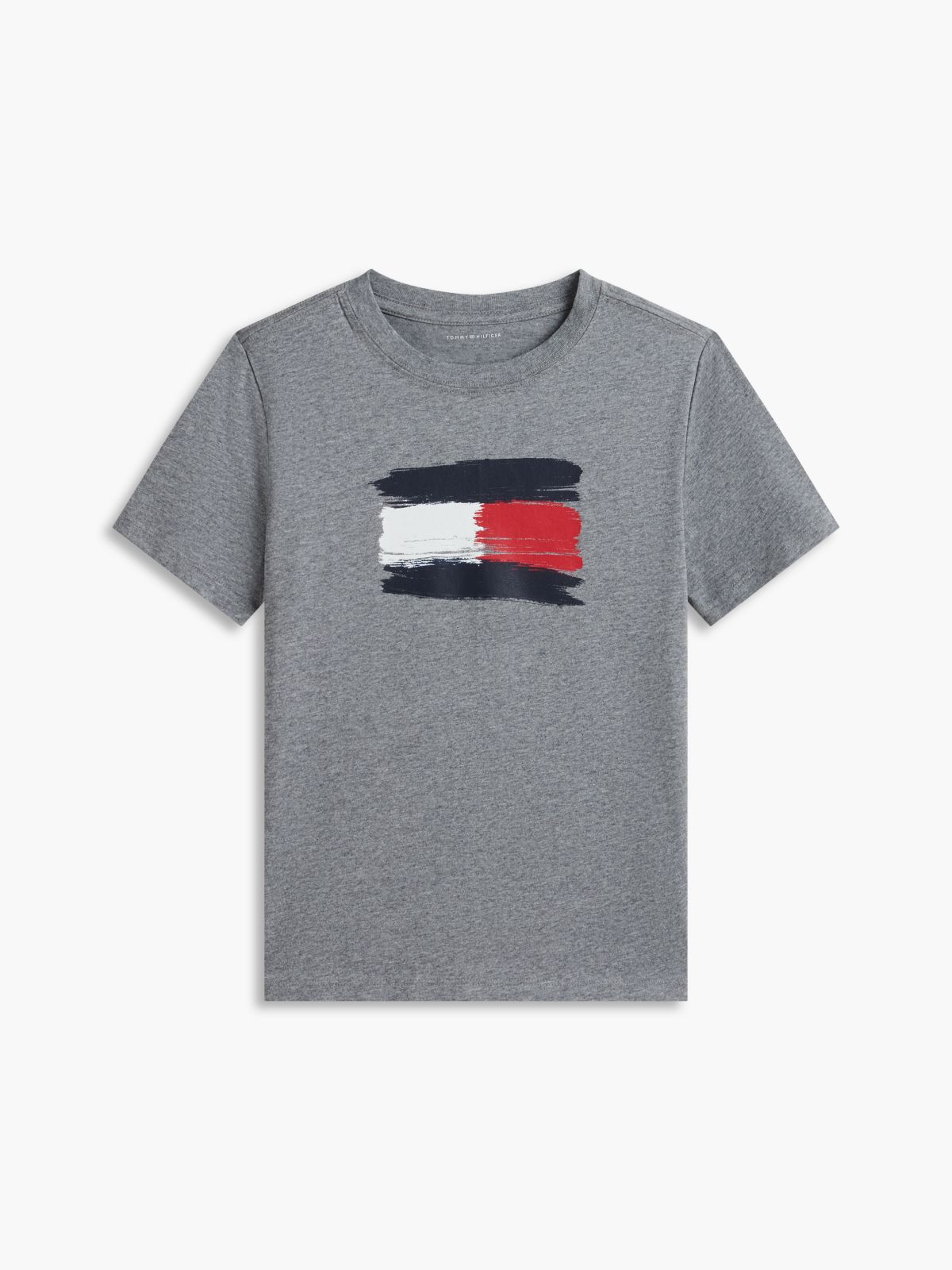 Kids' Paintbrush Flag T-Shirt — Medium Grey Heather
