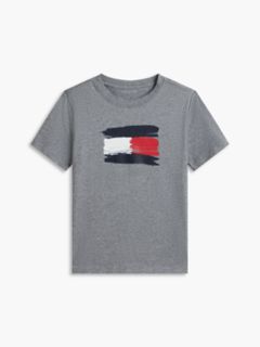 Kids' Paintbrush Flag T-Shirt — Medium Grey Heather 5