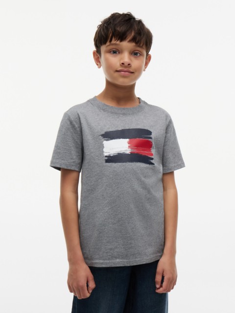 Детские футболки Tommy Hilfiger Kids' Paintbrush Flag T-Shirt