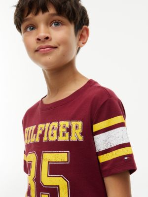 Детские футболки Tommy Hilfiger Kids' Hilfiger 85 Logo T-Shirt — фото 3