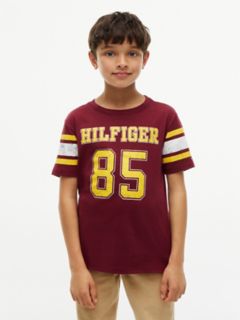 Kids' Hilfiger 85 Logo T-Shirt — Burgundy 1