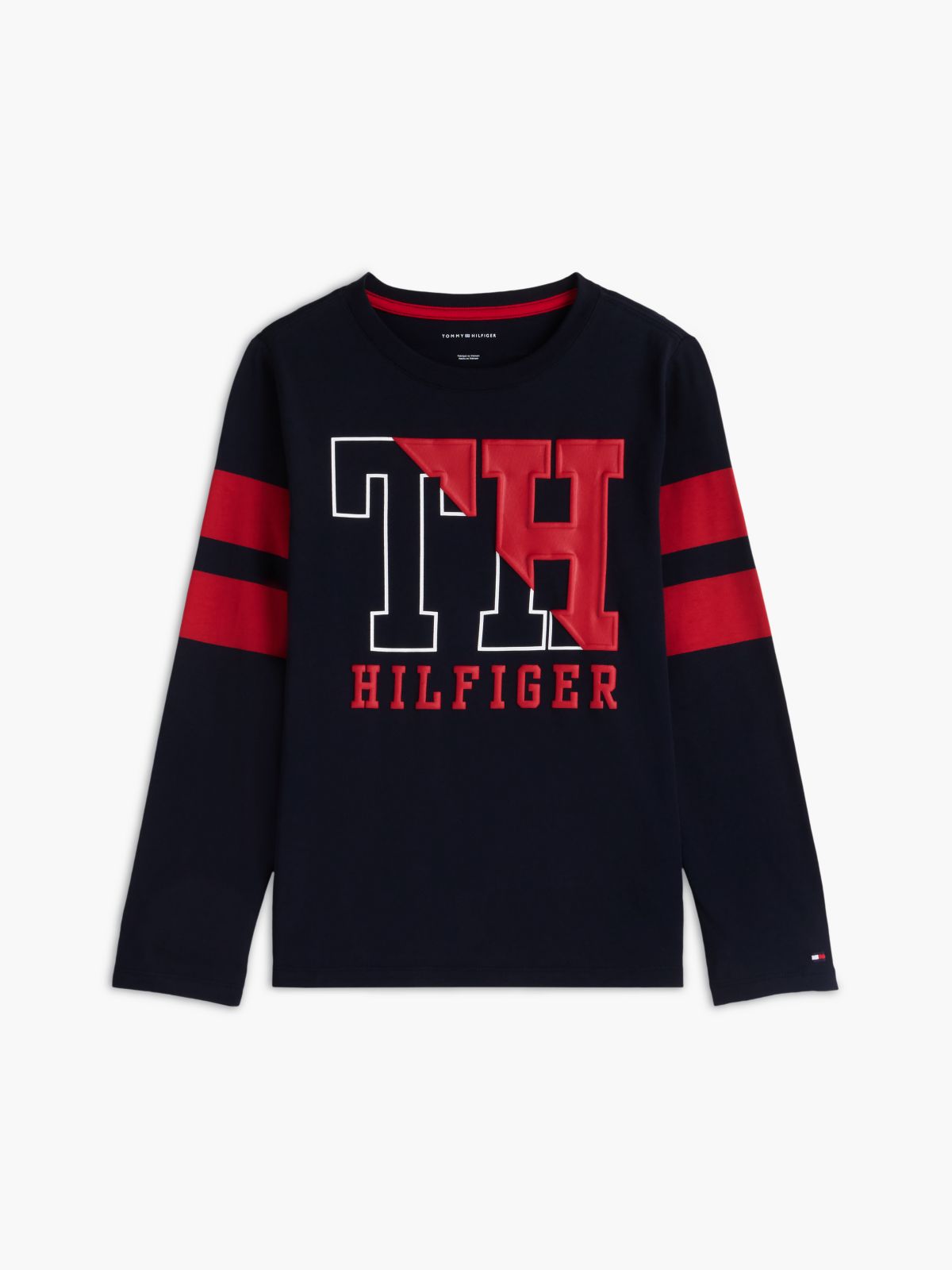 Kids' TH Varsity Logo T-Shirt — Navy Blue