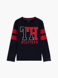 Kids' TH Varsity Logo T-Shirt — Navy Blue 5