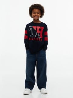 Kids' TH Varsity Logo T-Shirt — Navy Blue 2