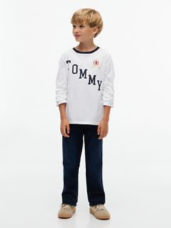 Kids' Tommy Crest Logo T-shirt — White 2