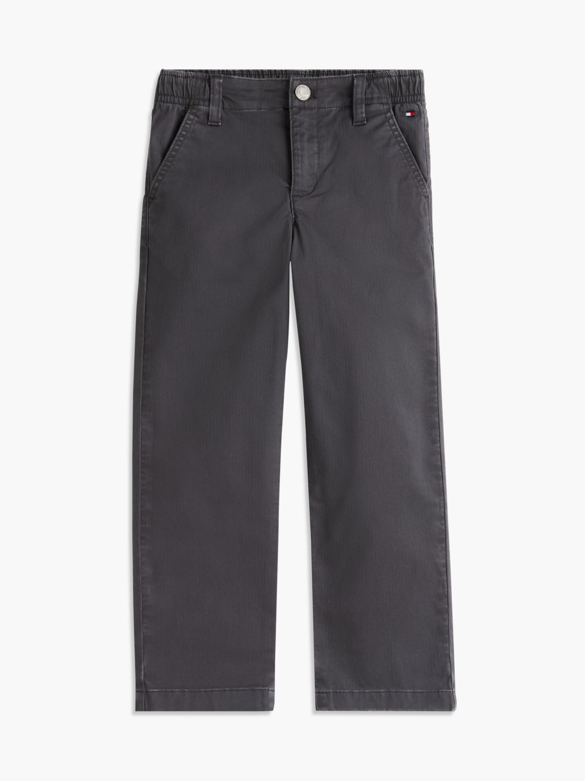 Kids' Herringbone Stretch Utility Pant — Washed Black