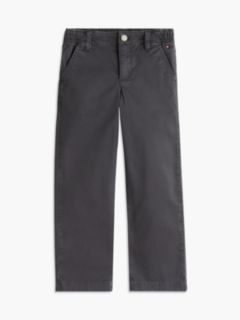Kids' Herringbone Stretch Utility Pant — Washed Black 5