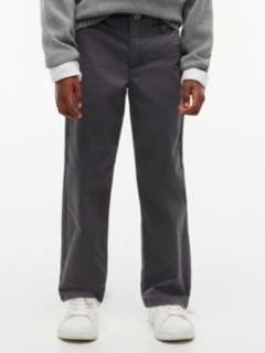 Kids' Herringbone Stretch Utility Pant — Washed Black 1