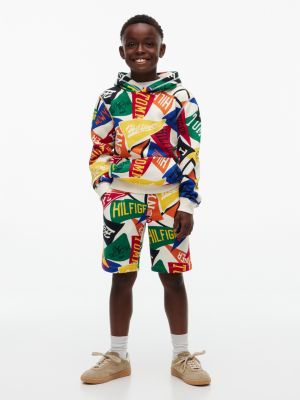 Детские брюки Tommy Hilfiger Kids' Allover Varsity Pennant Sweatshort — фото 2