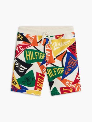 Детские брюки Tommy Hilfiger Kids' Allover Varsity Pennant Sweatshort — фото 5