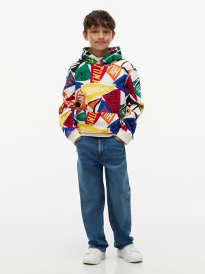 Детские худи Tommy Hilfiger Kids' Allover Varsity Pennant — фото 2