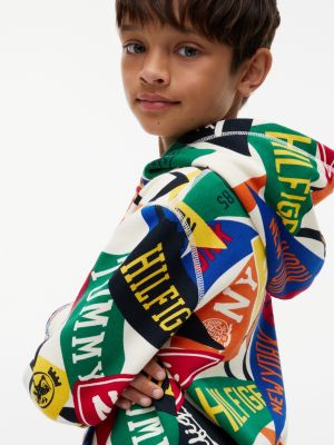 Детские худи Tommy Hilfiger Kids' Allover Varsity Pennant — фото 3