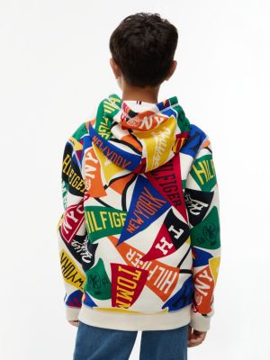 Детские худи Tommy Hilfiger Kids' Allover Varsity Pennant — фото 4