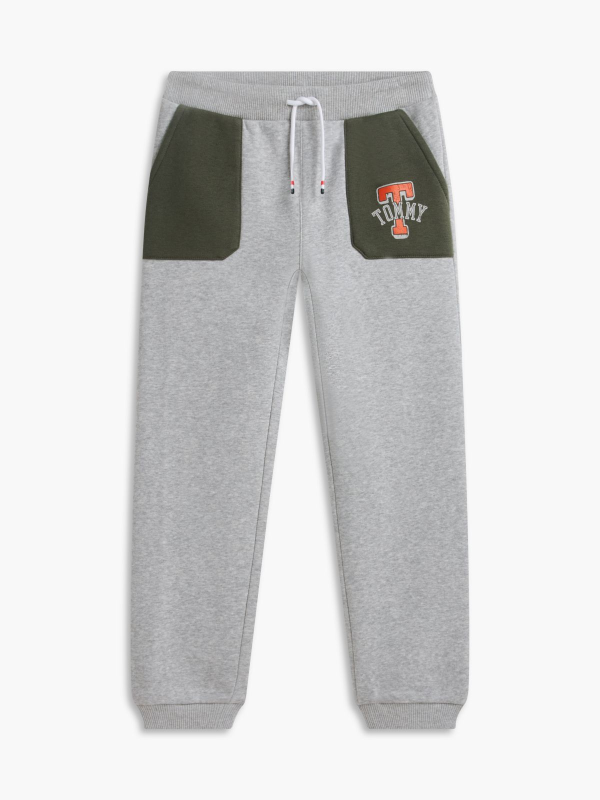 Kids' Tommy Logo Colorblock Sweatpant — Grey