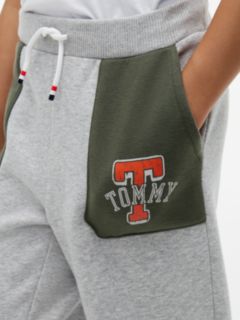 Kids' Tommy Logo Colorblock Sweatpant — Grey 3