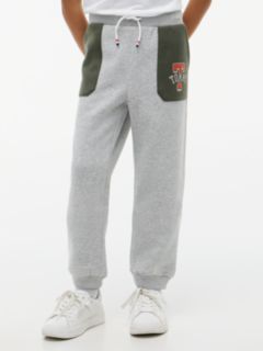 Kids' Tommy Logo Colorblock Sweatpant — Grey 1