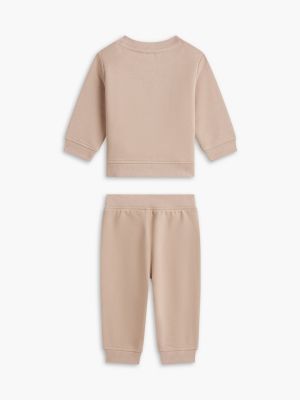 Детские свитеры Tommy Hilfiger Babies' H-Logo Sweatshirt & Pant Set — фото 2