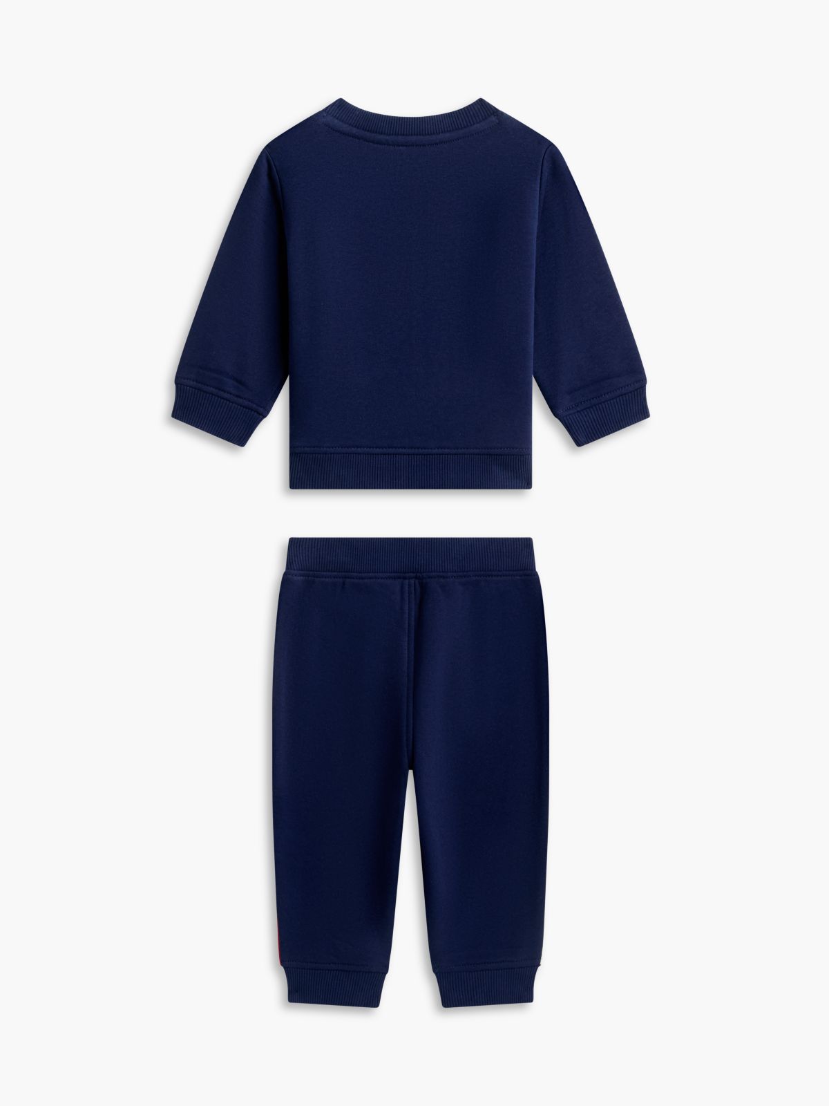 Babies' Flag Logo Sweatshirt & Pant Set — Carbon Navy