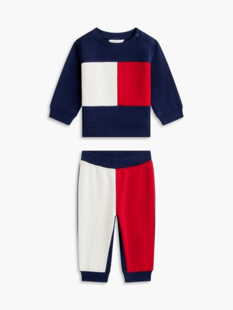 Детские свитеры Tommy Hilfiger Babies' Flag Logo Sweatshirt & Pant Set