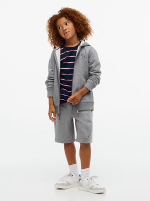 Детские шорты Tommy Hilfiger Tommy Logo Sweatshort, цвет: Серый — фото 2