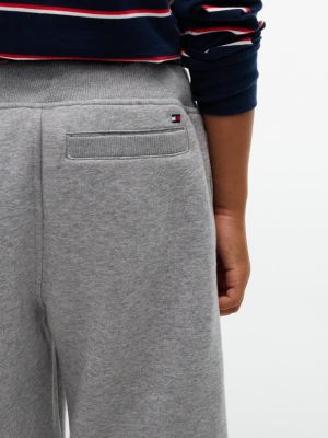 Детские шорты Tommy Hilfiger Tommy Logo Sweatshort, цвет: Серый — фото 3