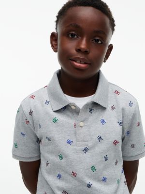 Детские топы Tommy Hilfiger Kids' Allover Monogram Polo — фото 3