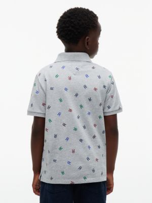 Детские топы Tommy Hilfiger Kids' Allover Monogram Polo — фото 4
