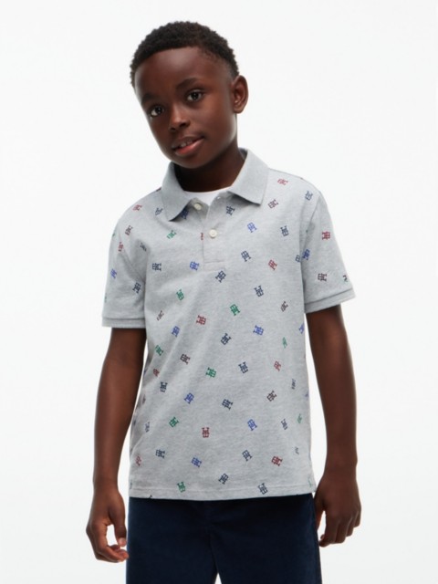 Детские топы Tommy Hilfiger Kids' Allover Monogram Polo
