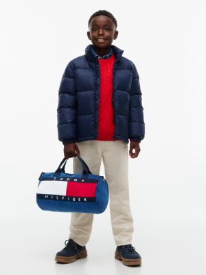 Детские сумки Tommy Hilfiger Kids' Flag Logo Denim Duffel — фото 2