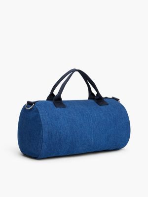 Детские сумки Tommy Hilfiger Kids' Flag Logo Denim Duffel — фото 3