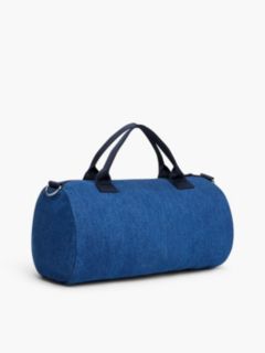 Kids' Flag Logo Denim Duffel Bag — Medium Wash Denim 3
