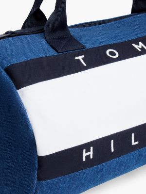 Детские сумки Tommy Hilfiger Kids' Flag Logo Denim Duffel — фото 4