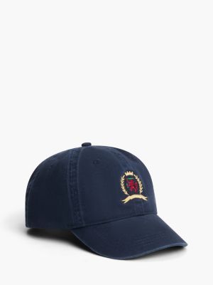 Kids' Crest Logo Baseball Cap, Space Blue