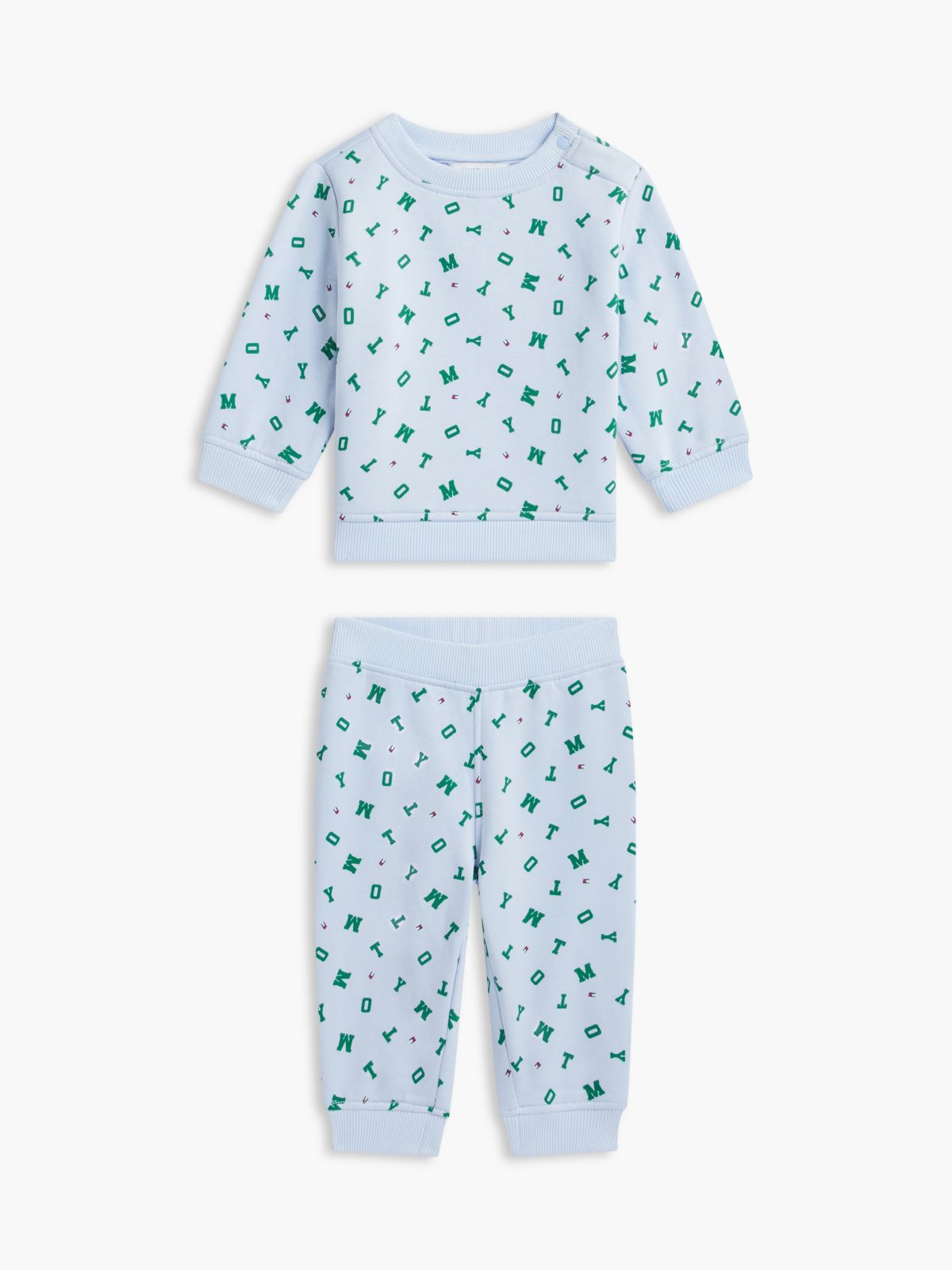 Babies' Tommy Sweatshirt & Pant Set — Sweet Blue