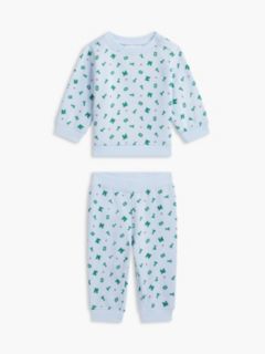 Babies' Tommy Sweatshirt & Pant Set — Sweet Blue 1