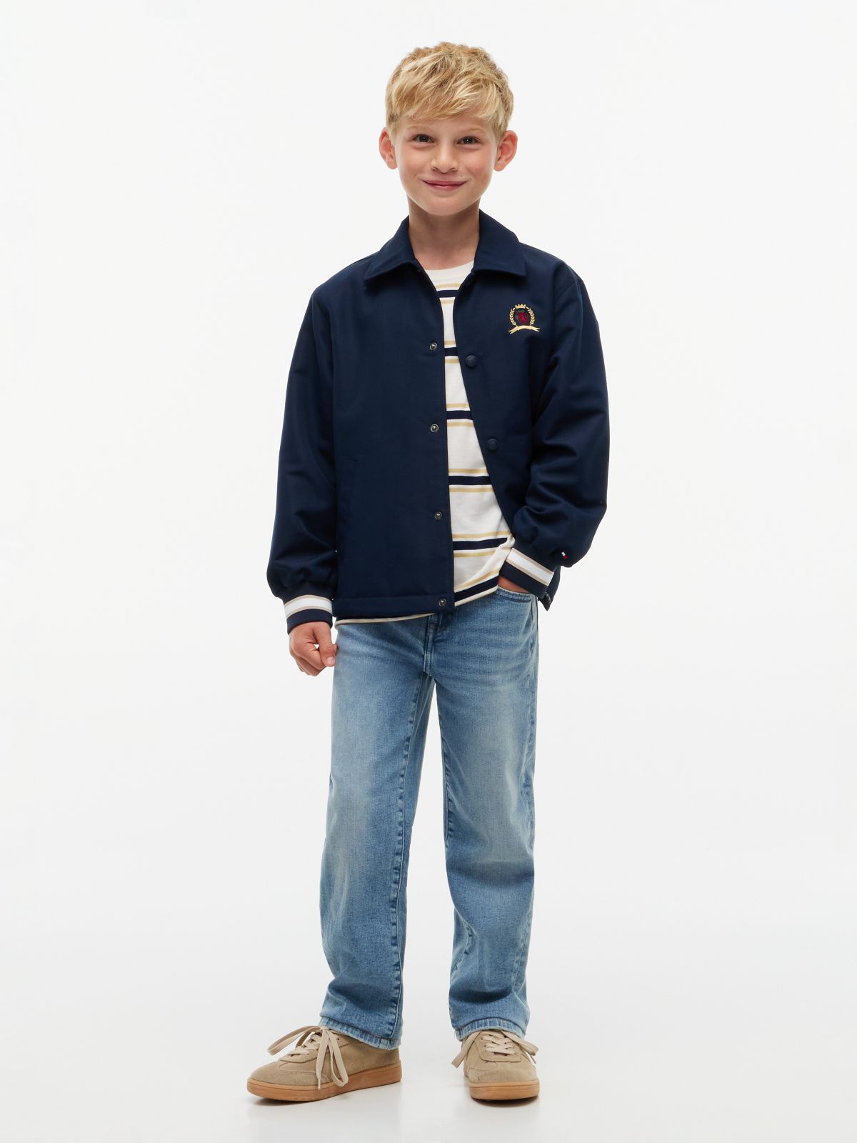 Kids' Straight Jean — Light Wash