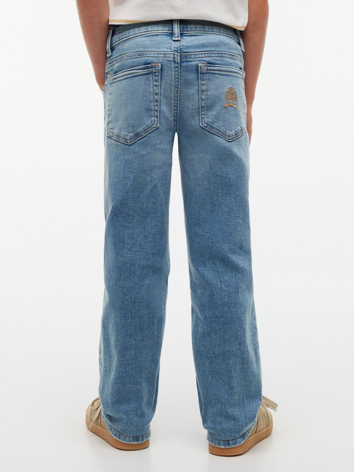 Kids' Straight Jean — Light Wash