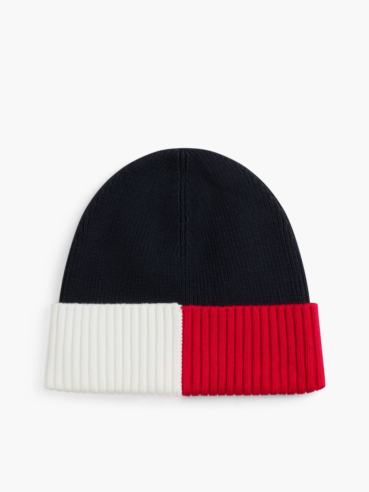 Kids' Colorblock Beanie — Navy Blue/Multi