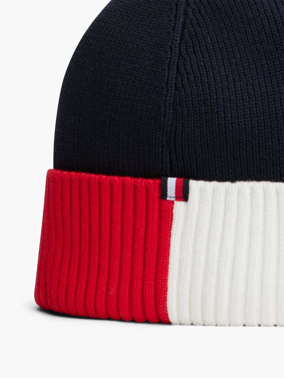 Kids' Colorblock Beanie — Navy Blue/Multi