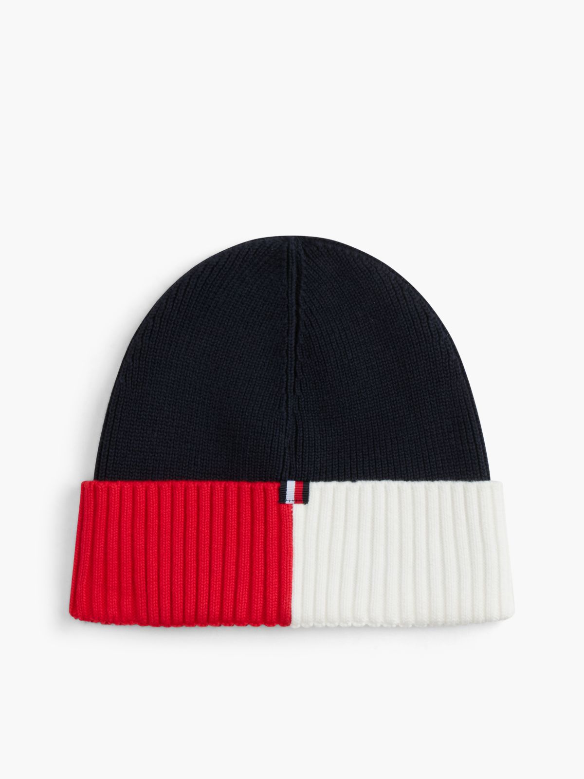 Kids' Colorblock Beanie — Navy Blue/Multi